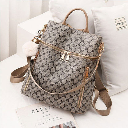 Women's Traval Bacpacks Ladies Back Pack PU Leather Pattern Women Bag