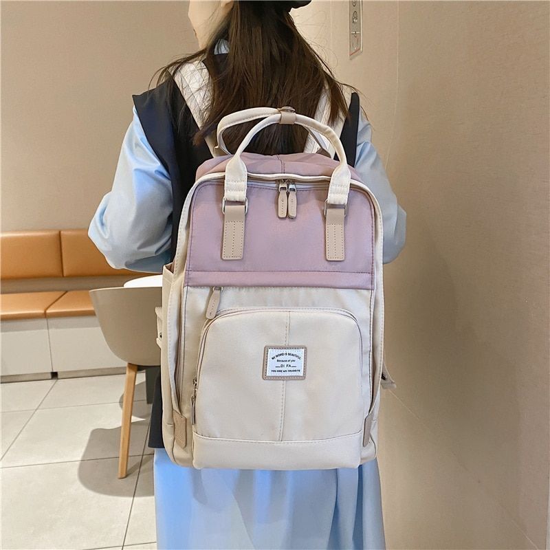 Multifunction Fashion Student Backpack Portable Shoulder Laptop Bag 30*13*42 CM