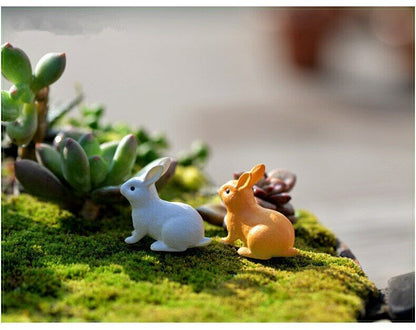 Moss Micro Landscape Deco Garden Mini 3pcs Rabbit Bottle Decoration Supplies