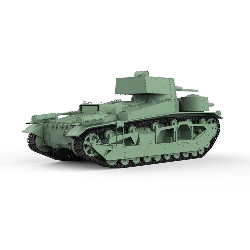 SSMODEL 1/76 War Gaming Military Model Kit British Vickers Mk.III Medium Tank