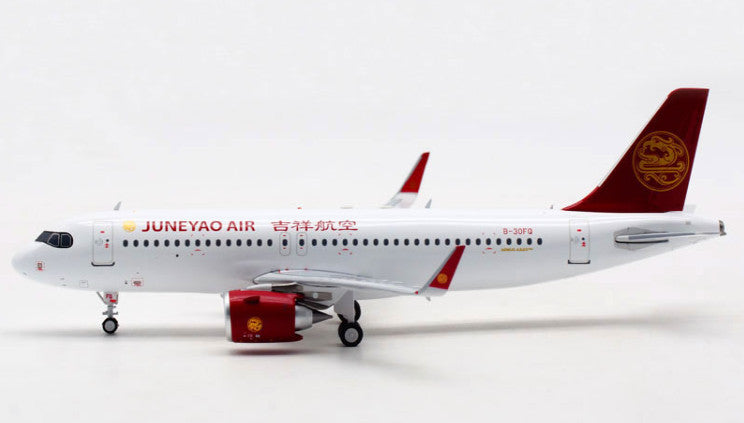 Aviation JUNEYAO AIR AIRBUS A320 NEO B-30FQ 1/200 diecast plane model aircraft