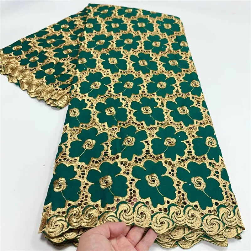 5 yard Swiss lace latest heavy beaded Embroidery 100% lace popular