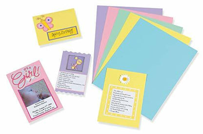 Array Card Stock Pacon Card Stock, 8 1/2 inches x 11 Inches, Pastel Assortmen...