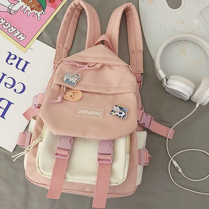 Waterproof Small Backpack Summer School Bags Cute Elementary Traveling Backpack
