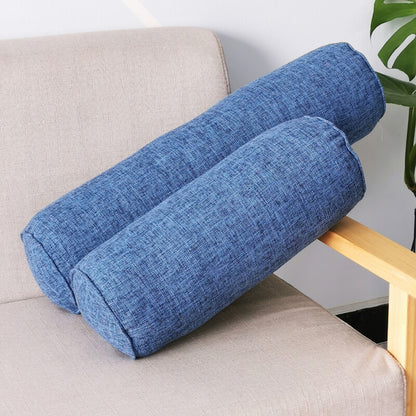 Round Sofa Chair Throw Waist Cushion Bolster Backrest Neck Pillow Bed Sleep Read