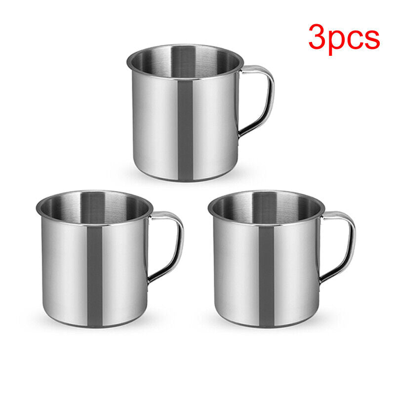 Outdoor Camping Hiking Tea Mug Cup Stainless Steel Coffee Cup