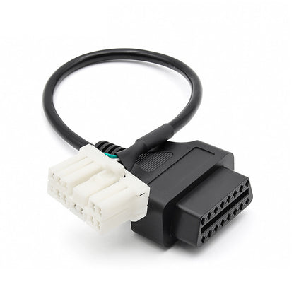 12-Pin Female Connector OBD II Diagnostic Tool Harness Cable For Tesla Model S X