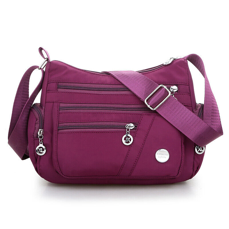 6 Colors Waterproof Nylon Bag Fashion Women Single Shoulder Bag Crossbody Bag,