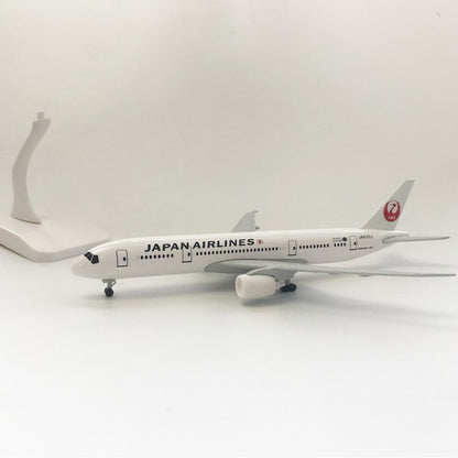 1/300 20cm Japan B787 Plane Model Alloy Simulation Airplane Aircraft Collection