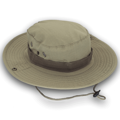 Summer Boonie Brim Bucket Hat Fishing Hiking Hunting Military Outdoor Safari Cap