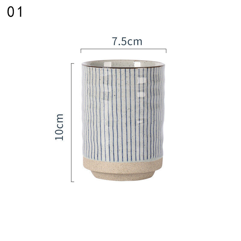 300ml Vintage Japanese Ceramic Mugs Tea Wine Sushi Sake Cup Restaurant Travel