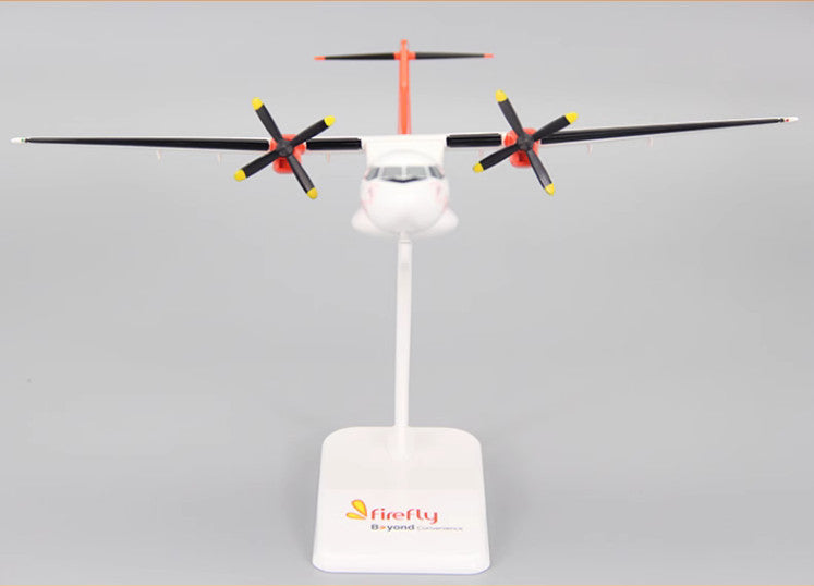 1:100 28CM RISESOON Firefly ATR72-500 Passenger Airplane ABS Plastic Plane Model