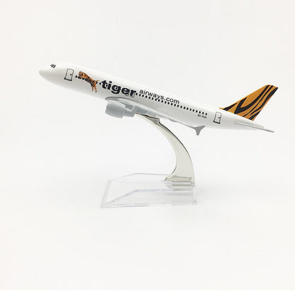 1/400 16cm Singapore Tiger A320 Alloy Plane Aircraft Model Diecast Airplane q