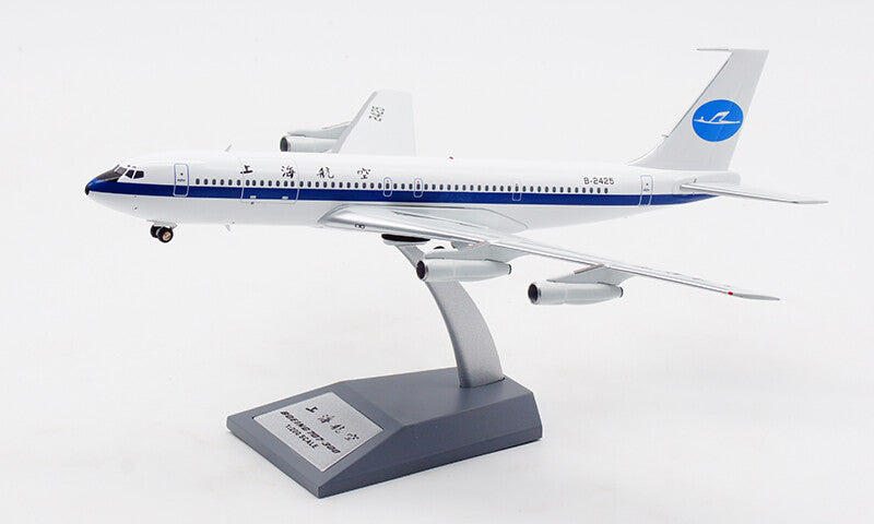 1:200 Aviation SHANGHAI AIRLINES BOEING B707-300 Airplane Diecast Plane Model