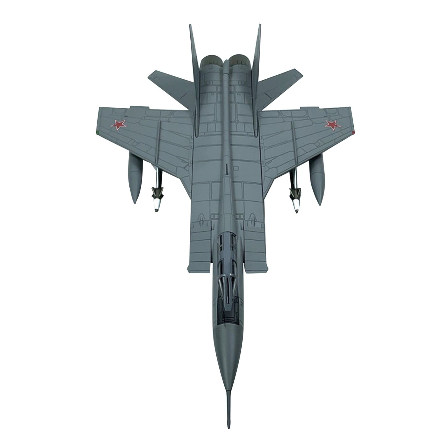 1/72 Scale MiG-31 Interceptor Aircraft Supersonic Fighter Metal Model Plane