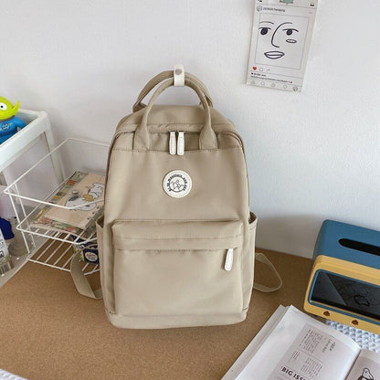 Waterproof Nylon Women Backpack Multifunction Travel Bags Schoolbag Student 1 PC