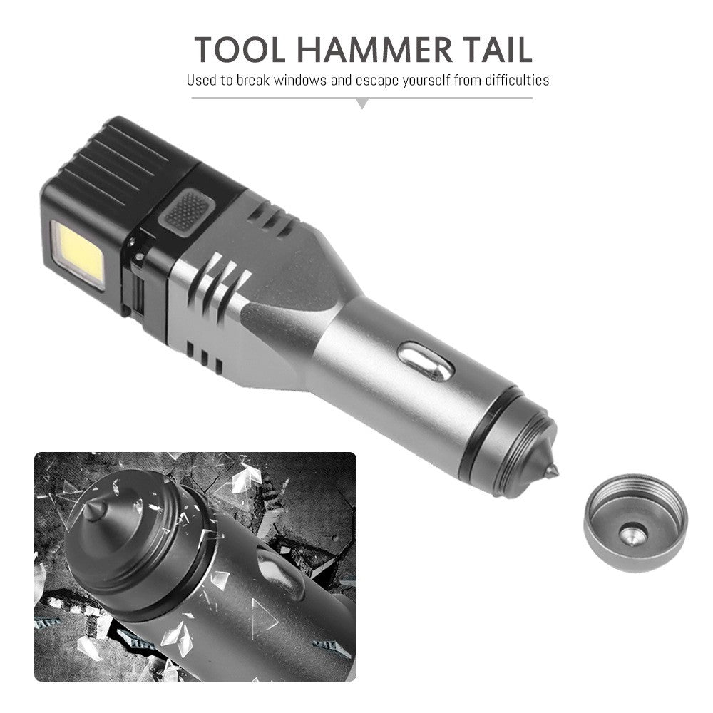 XPG LED Car Cigarette Press Switch Lighter Flashlight Rechargeable Light