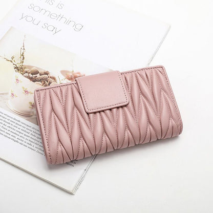 Genuine Leather Wallet Long Large Handbag Zipper Multifunctional 16*10*3 CM 1 PC