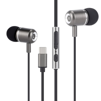 TRON Wired Earbuds with Mic & Volume Control, Noise-Isolating In-Ear Headphone
