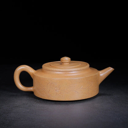 Chinese Yixing Zisha Clay Handmade Exquisite Teapot Zhou pan