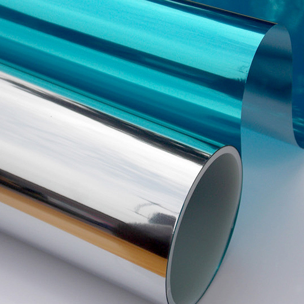 One Way Mirror Home Glass Privacy Film Solar Reflective Window Tint Roll 196inch