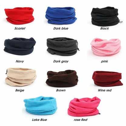 Winter Warm Polar Fleece Neck Tube Face Scarf Sport Warmer Beanie Hats Headwear