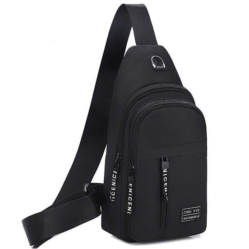 New Men Shoulder Bags Chest Bag Multifuncional Crossbody Bags Travel Sling ~URBT