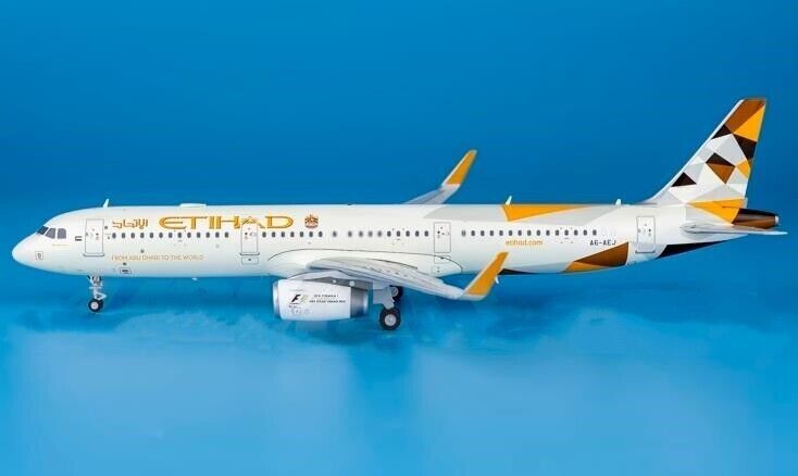 1:200 JC Wings ETIHAD AIRBUS A321 Passenger Airplane Diecast Aircraft Model