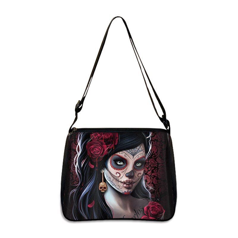 Gothic Skull Women's Bags Large Handbags Messenger Bag Ladies Shoulder Bags 1PC