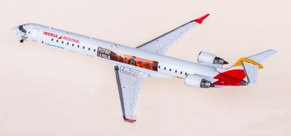1:400 JC Wings Iberia Bombardier CRJ1000ER Passenger Diecast Airplane Model
