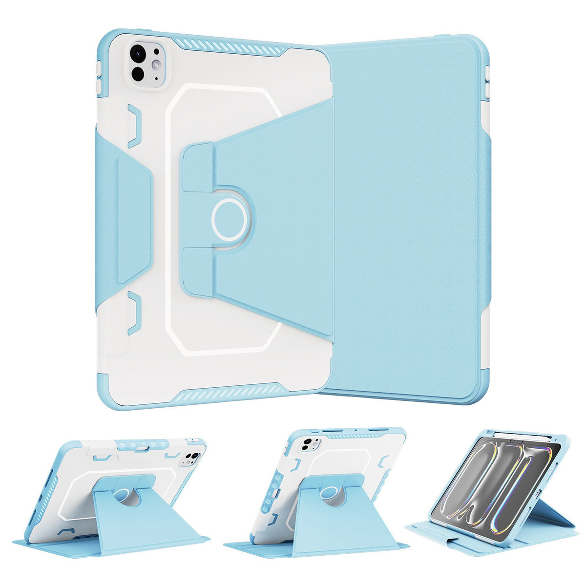 For ipad pro/mini 6 protective cover swivel bracket apple tablet anti-drop cover