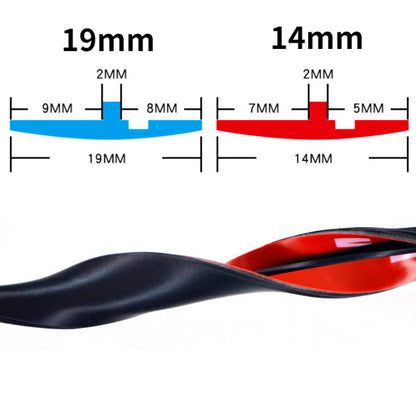 1Roll Auto Car Sealing Strip Rubber Self-Adhesive Sunroof Window Weatherstrip