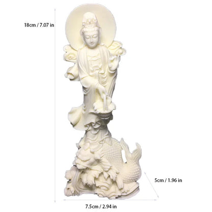 Resin Guanyin Bodhisattva Characters Statue Chinese Buddha Statues Decoration