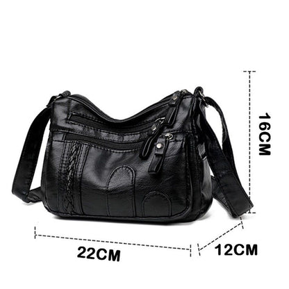 Shoulder Bag Synthetic Leather Luxury Handbag Purse Crossbody Tote Bag Polyester
