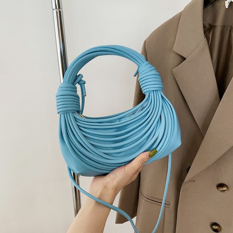 Unique Tassel Handbag Woven Purse Shoulder Bag Messenger Bags Polyester Knitting