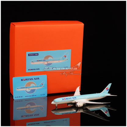 1:400 JC Wings KOREAN AIR BOEING 787-9 Flap Down Airplane Diecast Aircraft Model