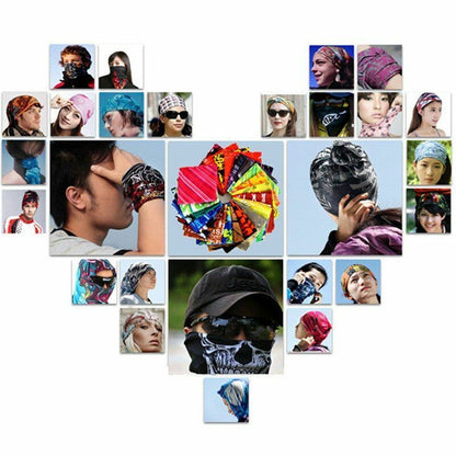 Hiking Scarf Sport Headwear Reversible Bandana Turban Scarves Outdoor Cycling