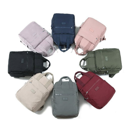 Waterproof Laptop Bag Student Nylon Oxford Cloth Small Backpack 28*15*40CM Black