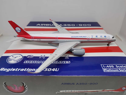 1:400 Phoenix Sichuan Airlines AIRBUS A350-900 Airplane Diecast Aircraft Model