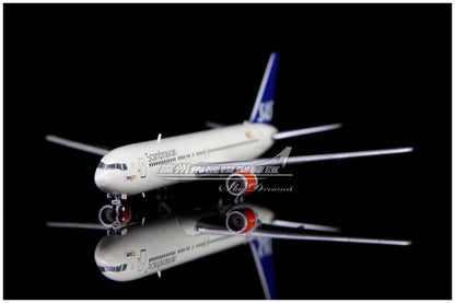 1:400 JC Wings SAS BOEING 767-300ER Passenger Airplane Diecast Aircraft Model