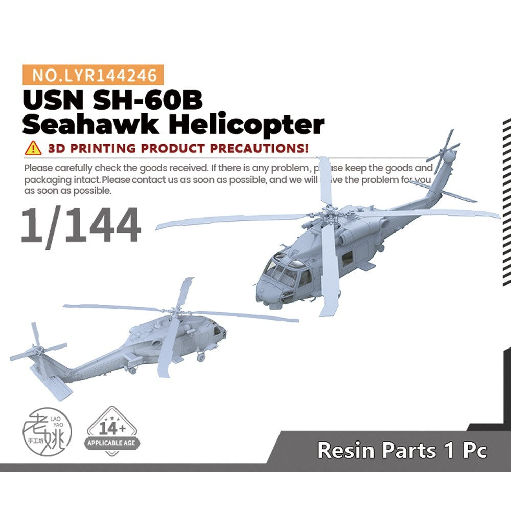Yao's Studio LYR144246 1/144 Military Model Kit USN SH-30B Seahawk Helicopter
