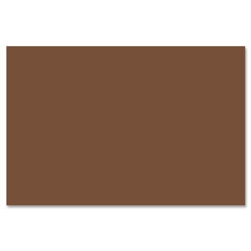 Sunworks Construction Paper, Dark Brown 12" x 18", 50 Sheets