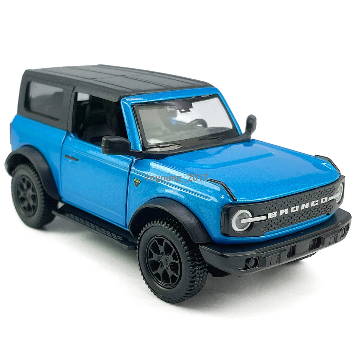 1/36 Ford Bronco Model Car Diecast Toy Vehicle Toys for Boys Kids Gifts Blue