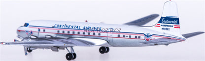 for AeroClassics for CONTINENTAL Airlines for Douglas DC-6 N90962 1:400 Model
