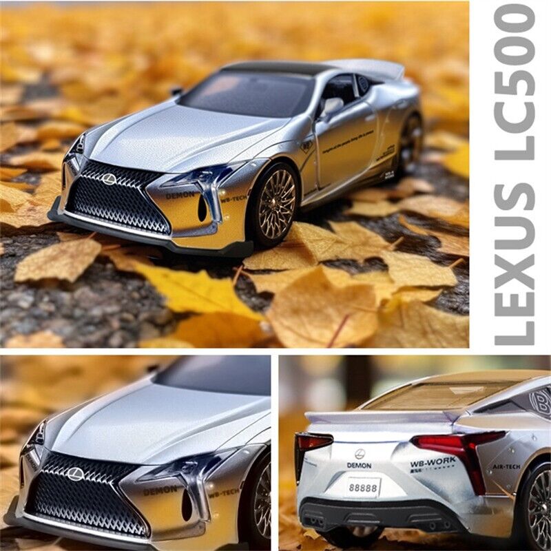 1:32 Lexus LC500 Druckguss Modell Auto Spielzeug Fahrzeug Legierung Sportwagen Soundlicht Geschenk-