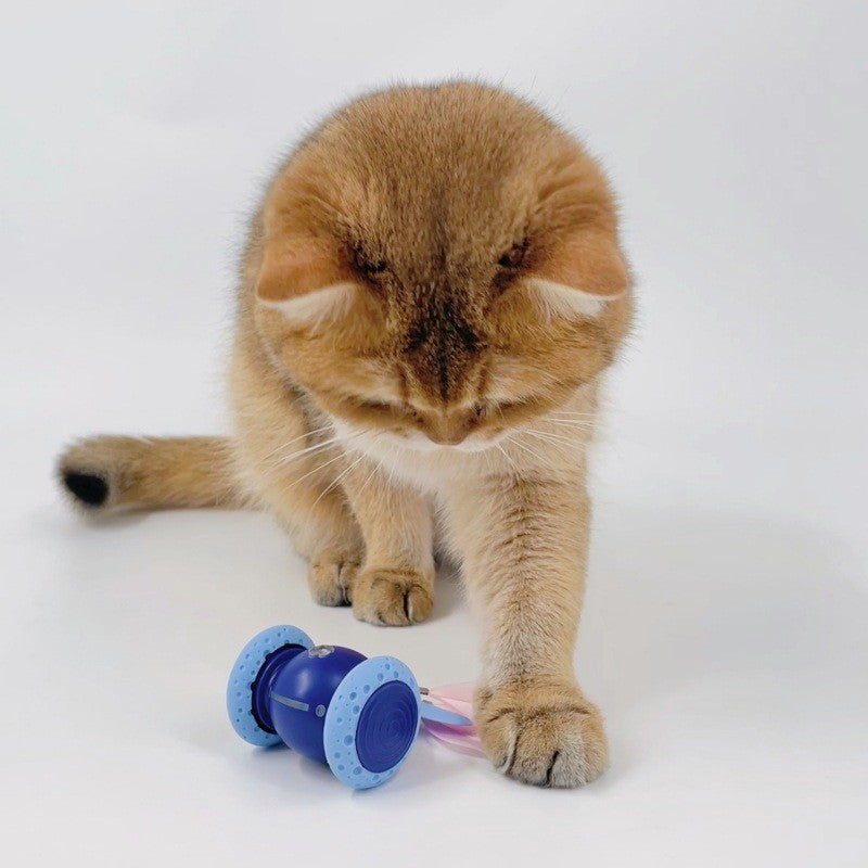 Electric cat toy with USB charging, long battery life, automatic remote control