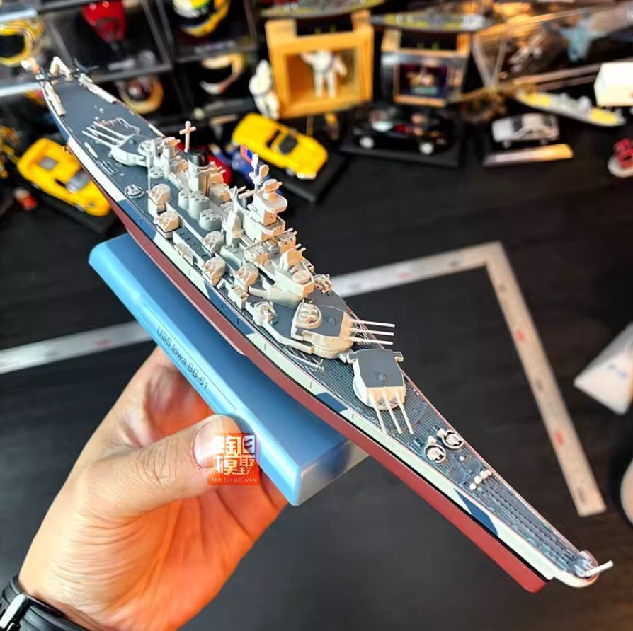 1/1000 USA USS Iowa BB-61 battleship Warship model
