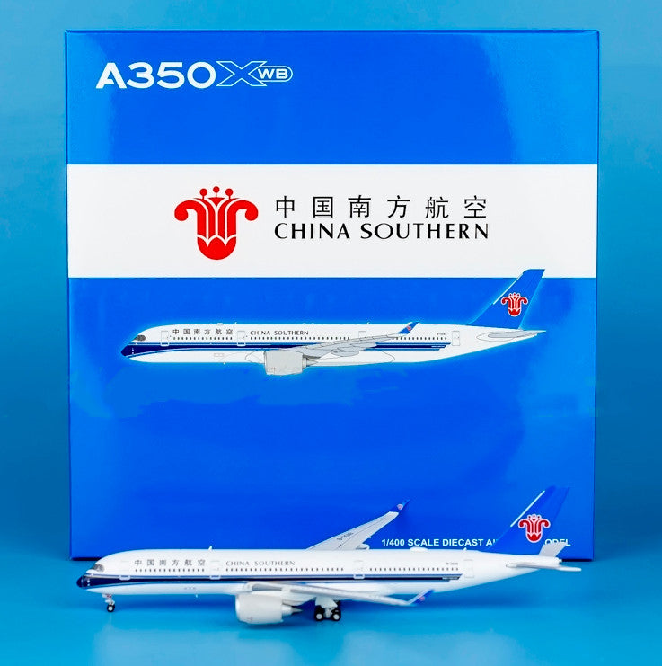 1:400 JC Wings CHINA SOUTHERN AIRBUS A350-900 Flap Down Airplane Diecast Model