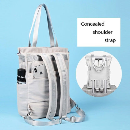 Fashion Women Shoulder Bag Waterproof Oxford Cloth Notebook 15.6 Inch Backpack