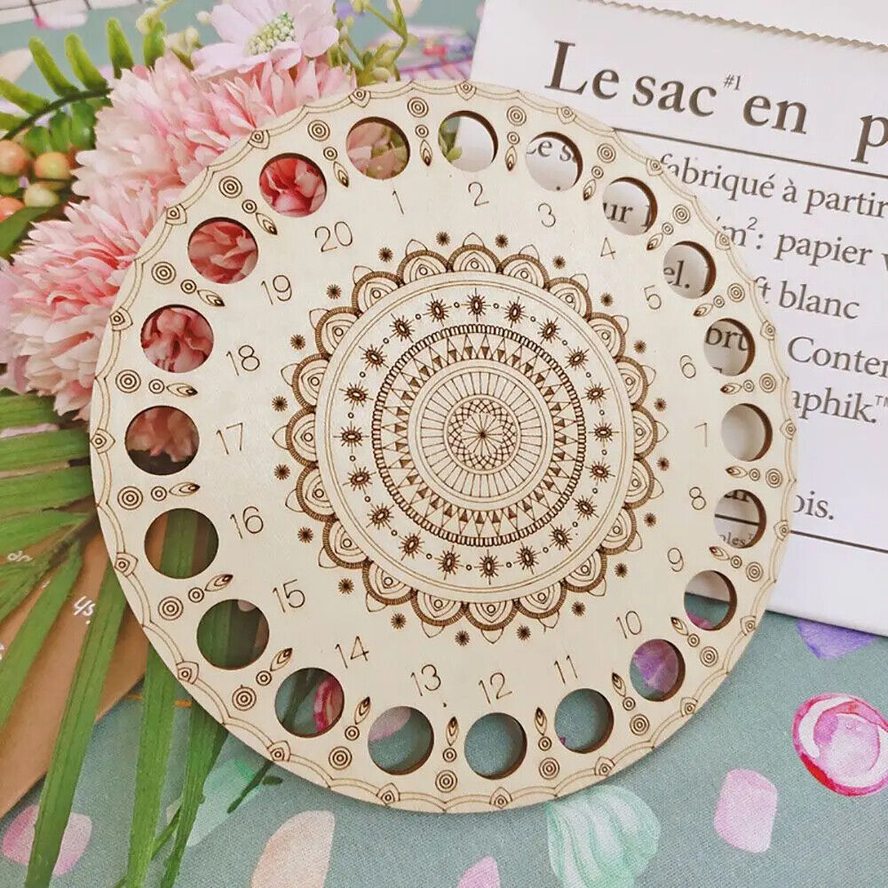 Embroidery Floss Organizers Wood Cross Stitch Needle Thread Storage Holder Tools